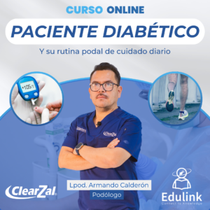 Paciente diabético y su rutina podal de cuidado diario